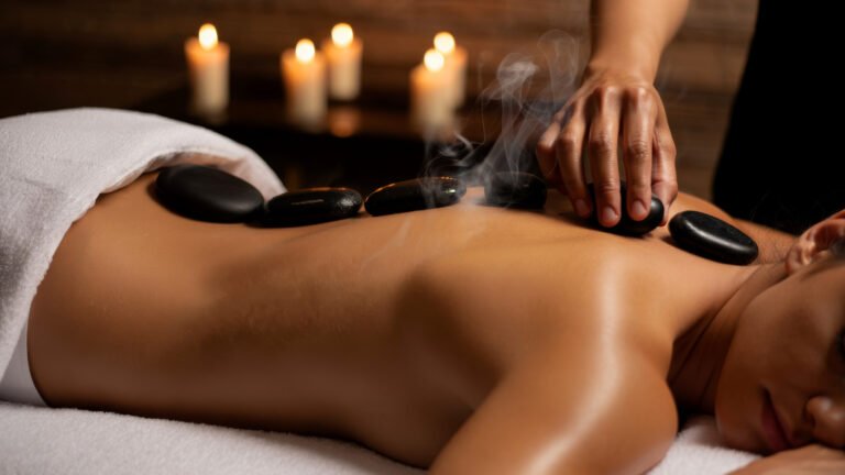 massage aux pierres chaudes